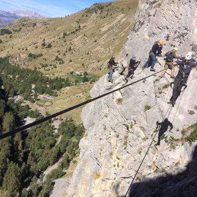stag group doing the via ferrata with Undiscovered Mountains (6 of 7).jpg
